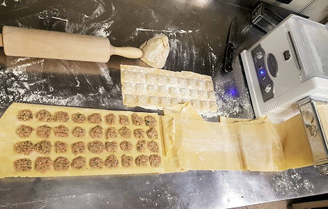 Fabrication de ravioles